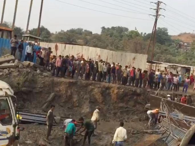 part of JNPT Jasai flyover collapsed One worker was killed on the spot and six were seriously injured | जेएनपीटीच्या जासई उड्डाण पुलाचा एक भाग कोसळला; एक कामगार जागीच ठार तर सहा गंभीर part of JNPT Jasai flyover collapsed One worker was killed on the spot and six were seriously injured | जेएनपीटीच्या जासई उड्डाण पुलाचा एक भाग कोसळला; एक कामगार जागीच ठार तर सहा गंभीर
