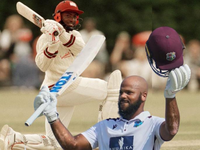 IND vs WI John Campbell’s Record-Breaking 100 Marks First West Indies Opener’s Test Century In India After 23 Years Brian Lara | IND vs WI : जॉन कॅम्पबेलची विक्रमी सेंच्युरी! जे लाराला जमलं नाही ते या पठ्ठ्यानं करुन दाखवलं