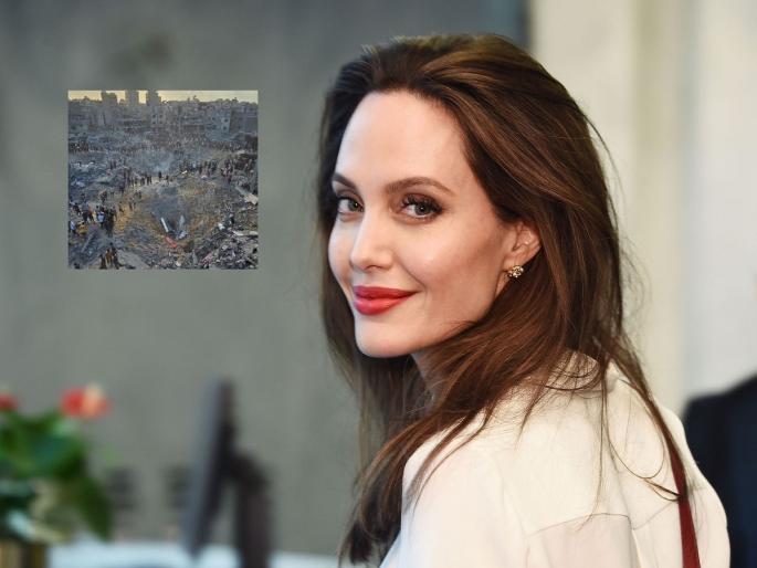 Israel-palestine-Hamas-war-actress-angelina-jolie-reaction-on-gaza | गाझा सामूहिक कबर बनतीये; इस्रायल्या हल्ल्याने अॅजेलिना जोली संतापली Israel-palestine-Hamas-war-actress-angelina-jolie-reaction-on-gaza | गाझा सामूहिक कबर बनतीये; इस्रायल्या हल्ल्याने अॅजेलिना जोली संतापली