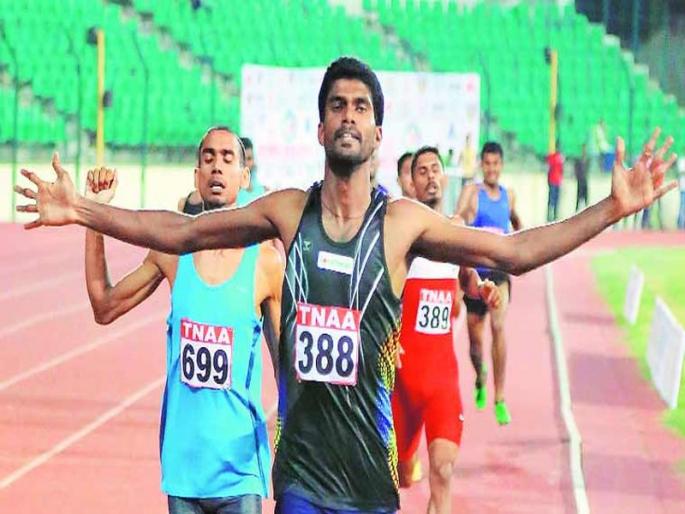 Asian Games 2018: Gold medal in 1500 meters by jinson Johnson of India | Asian Games 2018 : भारताच्या जिन्सन जॉन्सनला 1500 मी.मध्ये सुवर्णपदक Asian Games 2018: Gold medal in 1500 meters by jinson Johnson of India | Asian Games 2018 : भारताच्या जिन्सन जॉन्सनला 1500 मी.मध्ये सुवर्णपदक