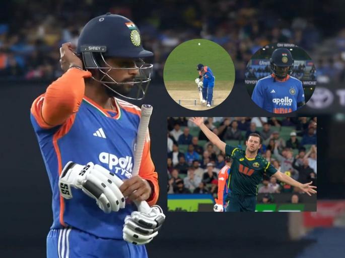 IND vs AUS 2nd T20 Australia Josh Hazlewood Strikes Again India Tilak Varma Goes For A Duck Shubman Gill Suryakumar Yadav Flop Show | IND vs AUS :हेजलवूडचा भेदक मारा! तिलक वर्माच्या पदरी भोपळा; ४९ धावांत भारताचा अर्धा संघ तंबूत