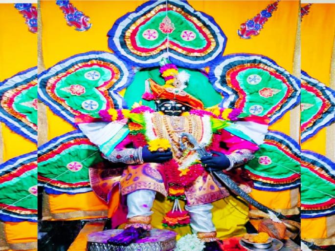 Mahapuja of Jotiba in Pachamal flowers on the sixth occasion of Navratri festival | Navratri2022: सहाव्या माळेला जोतिबाची पाचकमळ पुष्पात महापुजा, उद्या जागर Mahapuja of Jotiba in Pachamal flowers on the sixth occasion of Navratri festival | Navratri2022: सहाव्या माळेला जोतिबाची पाचकमळ पुष्पात महापुजा, उद्या जागर