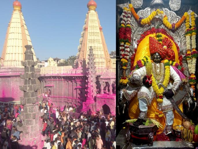 A large crowd of devotees at Jyotiba first kheta | Kolhapur: जोतिबाच्या पहिला खेट्याला भाविकांची मोठी गर्दी, चांगभलंचा अखंड गजर A large crowd of devotees at Jyotiba first kheta | Kolhapur: जोतिबाच्या पहिला खेट्याला भाविकांची मोठी गर्दी, चांगभलंचा अखंड गजर
