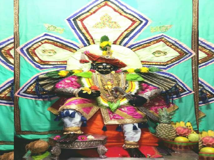 Jotiba five petalled lotus flower is offered in Khadi Alankari Puja in Sardari form On the fifth occasion of Sharadiya Navratri festival | Navratri 2023: पाचव्या माळेला जोतिबाची कमळपुष्प पाच पाकळ्यातील सरदारी स्वरूपात खडी अलंकारिक पूजा Jotiba five petalled lotus flower is offered in Khadi Alankari Puja in Sardari form On the fifth occasion of Sharadiya Navratri festival | Navratri 2023: पाचव्या माळेला जोतिबाची कमळपुष्प पाच पाकळ्यातील सरदारी स्वरूपात खडी अलंकारिक पूजा