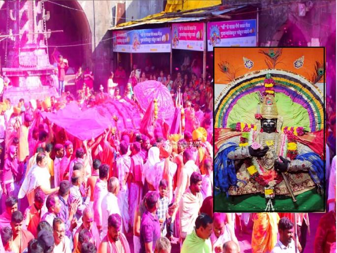 Jotiba palakhi ceremony was held in the midst of Changbhal, today Mahapuja was built in the form of Krishna | Navratri2022: 'चांगभलं'च्या गजरात पार पडला 'जोतिबाचा पालखी सोहळा', कृष्ण रूपात बांधली आजची महापूजा Jotiba palakhi ceremony was held in the midst of Changbhal, today Mahapuja was built in the form of Krishna | Navratri2022: 'चांगभलं'च्या गजरात पार पडला 'जोतिबाचा पालखी सोहळा', कृष्ण रूपात बांधली आजची महापूजा