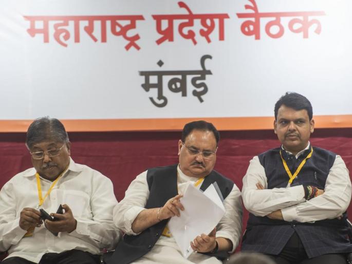 Maharashtra Election, Maharashtra Government: BJP preparing for midterm elections? Important meeting to be held in Mumbai tomorrow | Maharashtra Government: भाजपाकडून मध्यावधी निवडणुकांची तयारी?; उद्या मुंबईत होणार महत्वाची बैठक  Maharashtra Election, Maharashtra Government: BJP preparing for midterm elections? Important meeting to be held in Mumbai tomorrow | Maharashtra Government: भाजपाकडून मध्यावधी निवडणुकांची तयारी?; उद्या मुंबईत होणार महत्वाची बैठक