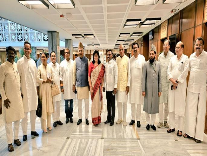 JPC On Waqf Amendment Bill 2024 6 hours meeting of JPC on Waqf Bill; Opposition MPs openly expressed their displeasure | वक्फ विधेयकावर JPC ची 6 तास बैठक; विरोधी खासदारांनी उघडपणे व्यक्त केली तीव्र नाराजी... JPC On Waqf Amendment Bill 2024 6 hours meeting of JPC on Waqf Bill; Opposition MPs openly expressed their displeasure | वक्फ विधेयकावर JPC ची 6 तास बैठक; विरोधी खासदारांनी उघडपणे व्यक्त केली तीव्र नाराजी...