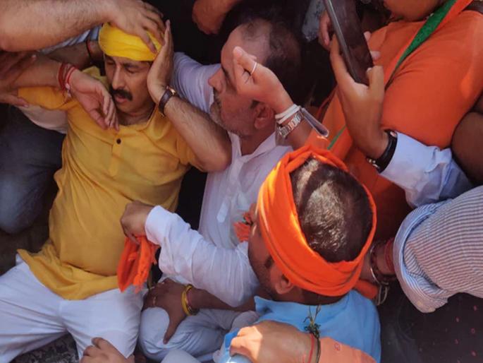 BJP MP Manoj Tiwari Injured during protest against Chhath puja ban | Manoj Tiwari Injured: छट पूजा: भाजपा खासदार मनोज तिवारी जखमी; हॉस्पिटलमध्ये भरती BJP MP Manoj Tiwari Injured during protest against Chhath puja ban | Manoj Tiwari Injured: छट पूजा: भाजपा खासदार मनोज तिवारी जखमी; हॉस्पिटलमध्ये भरती