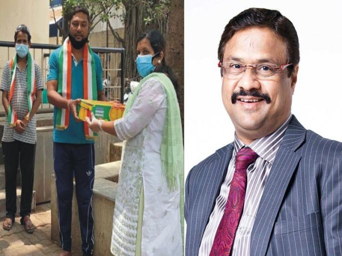 Datar's 'hapus' gift to Corona warriors performing funeral | अंत्यसंस्कार करणाऱ्या कोरोना योद्ध्यांना धनंजय दातार यांची ‘हापूस’ भेट Datar's 'hapus' gift to Corona warriors performing funeral | अंत्यसंस्कार करणाऱ्या कोरोना योद्ध्यांना धनंजय दातार यांची ‘हापूस’ भेट