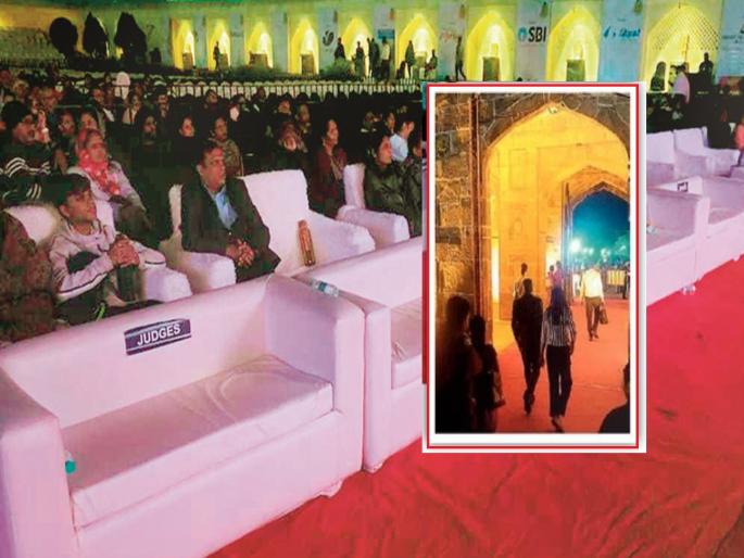 Outrageous! The senior judges who were invited to the Ellora-Ajantha festival were raised from their chairs | संतापजनक! वेरूळ-अजिंठा महोत्सवात निमंत्रित वरिष्ठ न्यायमूर्तींना खुर्चीवरून उठवले Outrageous! The senior judges who were invited to the Ellora-Ajantha festival were raised from their chairs | संतापजनक! वेरूळ-अजिंठा महोत्सवात निमंत्रित वरिष्ठ न्यायमूर्तींना खुर्चीवरून उठवले