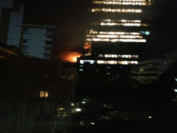 Filing a complaint with the construction company in connection with the fire that took place in the prayer building at Juhu | जुहू येथे प्रार्थना इमारतीला लागलेल्या आगी प्रकरणी बांधकाम कंपनीवर गुन्हा दाखल Filing a complaint with the construction company in connection with the fire that took place in the prayer building at Juhu | जुहू येथे प्रार्थना इमारतीला लागलेल्या आगी प्रकरणी बांधकाम कंपनीवर गुन्हा दाखल