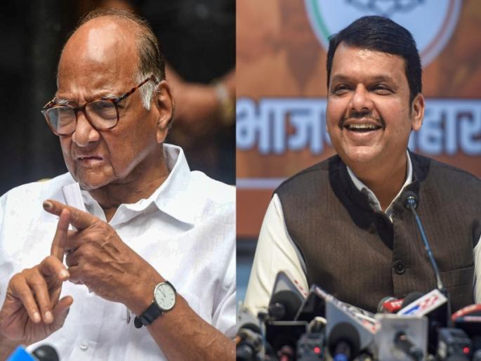 NCP President Sharad Pawar has criticized Leader of Opposition Devendra Fadnavis and BJP | Sharad Pawar: एवढे छापे टाकून काही हाती लागत नाही; म्हणून त्यांना त्रास दिला जातोय- शरद पवार NCP President Sharad Pawar has criticized Leader of Opposition Devendra Fadnavis and BJP | Sharad Pawar: एवढे छापे टाकून काही हाती लागत नाही; म्हणून त्यांना त्रास दिला जातोय- शरद पवार