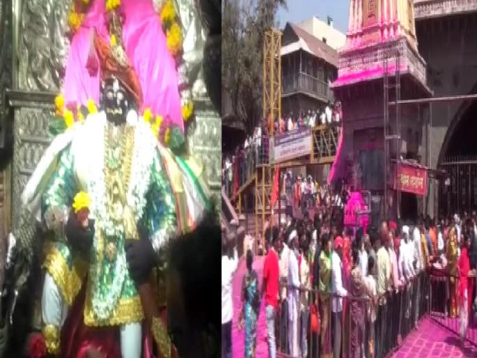 The first Sunday of Jotiba Deva of Deccan was celebrated with enthusiasm. | दोन वर्षानंतर जोतिबा डोंगरावर घुमला चांगभलंचा गजर, जोतिबाचा पहिला खेटा उत्साहात The first Sunday of Jotiba Deva of Deccan was celebrated with enthusiasm. | दोन वर्षानंतर जोतिबा डोंगरावर घुमला चांगभलंचा गजर, जोतिबाचा पहिला खेटा उत्साहात