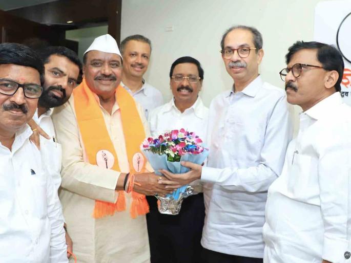Maharashtra Vidhan Sabha Election 2024 K.P. patil Radhanagari joined the Thackeray group | Maharashtra Vidhan Sabha Election 2024 : राधानगरीच्या के.पी. पाटलांनी ठाकरे गटात केला प्रवेश; शिंदे गटाच्या आबिटकरांविरोधात रिंगणात उतरणार Maharashtra Vidhan Sabha Election 2024 K.P. patil Radhanagari joined the Thackeray group | Maharashtra Vidhan Sabha Election 2024 : राधानगरीच्या के.पी. पाटलांनी ठाकरे गटात केला प्रवेश; शिंदे गटाच्या आबिटकरांविरोधात रिंगणात उतरणार