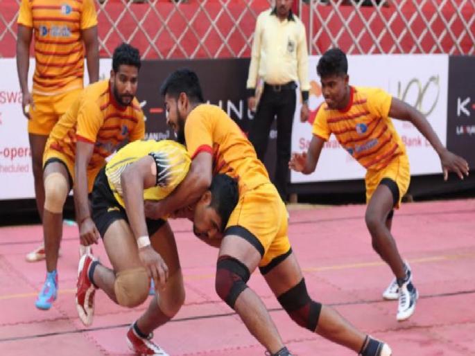 MLA Cup Kabaddi: Mumbai Port, Central Railway, Maharashtra Police Win | आमदार चषक कबड्डी : मुंबई बंदरने आणले एअर इंडियाचे विमान जमिनीवर