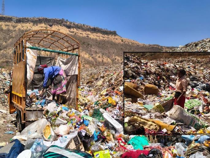 The struggle of women garbage collectors in Satara district continues unabated | Women's Day Special: कचरा डेपोत चाकरी तरच पोटाला ‘भाकरी’!; सातारा जिल्ह्यातील कचरा वेचक महिलांचा संघर्ष थांबता थांबेना The struggle of women garbage collectors in Satara district continues unabated | Women's Day Special: कचरा डेपोत चाकरी तरच पोटाला ‘भाकरी’!; सातारा जिल्ह्यातील कचरा वेचक महिलांचा संघर्ष थांबता थांबेना