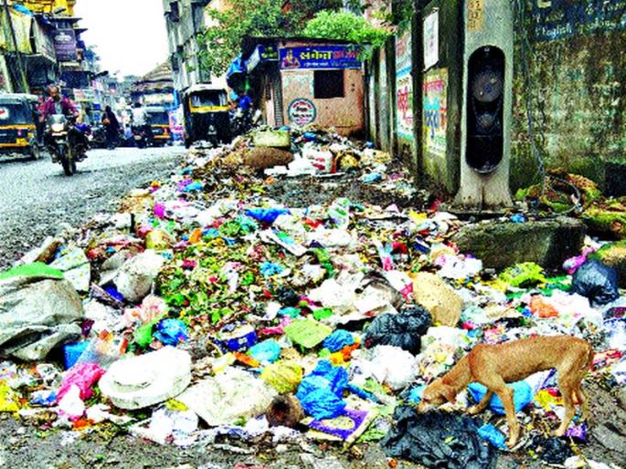 The furious spreads the dirt kingdom | भिवंडीत पसरले घाणीचे साम्राज्य The furious spreads the dirt kingdom | भिवंडीत पसरले घाणीचे साम्राज्य