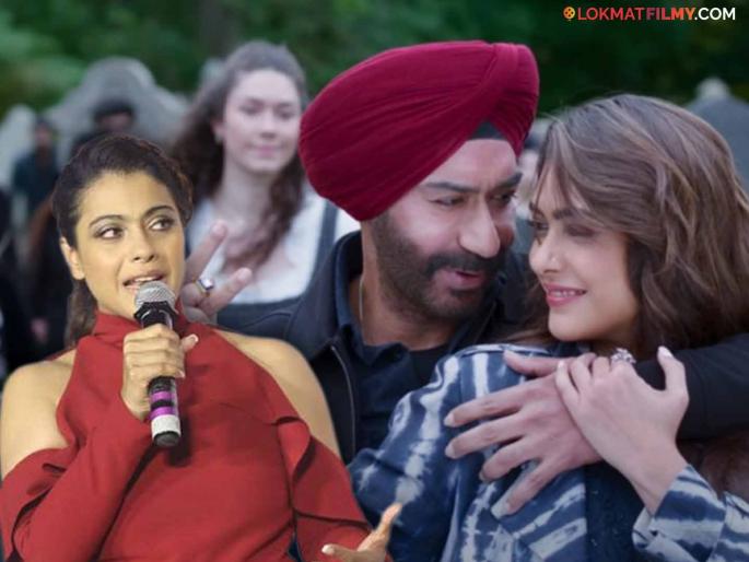 kajol reaction on Ajay Devgn Finger Dance Step song in son of sardaar 2 movie | अजय देवगणच्या 'फिंगर डान्स स्टेप'वर काजोलची प्रतिक्रिया चर्चेत; हसूनच म्हणाली- "त्याचा डान्स हा.." kajol reaction on Ajay Devgn Finger Dance Step song in son of sardaar 2 movie | अजय देवगणच्या 'फिंगर डान्स स्टेप'वर काजोलची प्रतिक्रिया चर्चेत; हसूनच म्हणाली- "त्याचा डान्स हा.."