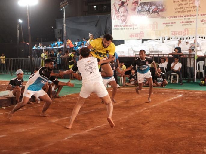 Kabaddi: Om Sai Sports Board in second round | कबड्डी : ओम साई क्रीडा मंडळ दुसऱ्या फेरीत Kabaddi: Om Sai Sports Board in second round | कबड्डी : ओम साई क्रीडा मंडळ दुसऱ्या फेरीत