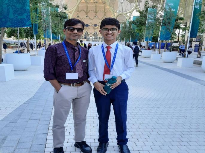 Washim made a paper presentation in COP-28 Conference on climate change held in Dubai | कोप-२८ परिषदेत वाशिमच्या बापलेकाने केले पेपर प्रेझेन्टेशन हवामान बदलासंबंधी दूबईत झाली परिषद Washim made a paper presentation in COP-28 Conference on climate change held in Dubai | कोप-२८ परिषदेत वाशिमच्या बापलेकाने केले पेपर प्रेझेन्टेशन हवामान बदलासंबंधी दूबईत झाली परिषद