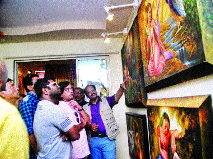 Sachin Yuubatkar's inauguration of Kaladan, Badlapur racists get a good chance | सचिन जुवाटकर यांच्या कलादालनाचे उद्घाटन, बदलापूरच्या रसिकांना मिळाली चांगली संधी Sachin Yuubatkar's inauguration of Kaladan, Badlapur racists get a good chance | सचिन जुवाटकर यांच्या कलादालनाचे उद्घाटन, बदलापूरच्या रसिकांना मिळाली चांगली संधी