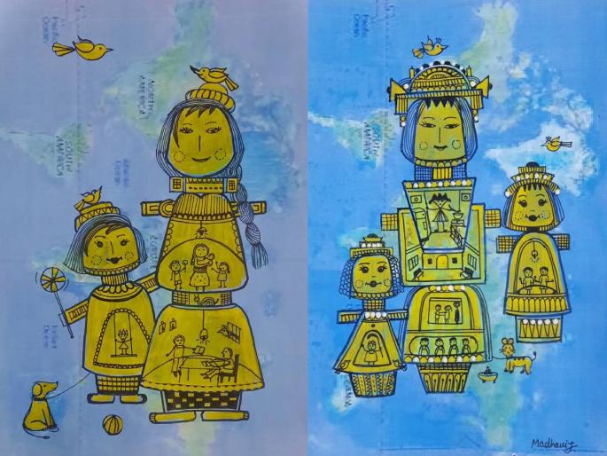 Childhood joys and sorrows on canvas; | बालपणाचे सुख दुःख कॅनव्हासवर; चित्रकार माधवी जोशी यांचे ' द चाइल्डहूड स्टोरीज' कला प्रदर्शन Childhood joys and sorrows on canvas; | बालपणाचे सुख दुःख कॅनव्हासवर; चित्रकार माधवी जोशी यांचे ' द चाइल्डहूड स्टोरीज' कला प्रदर्शन