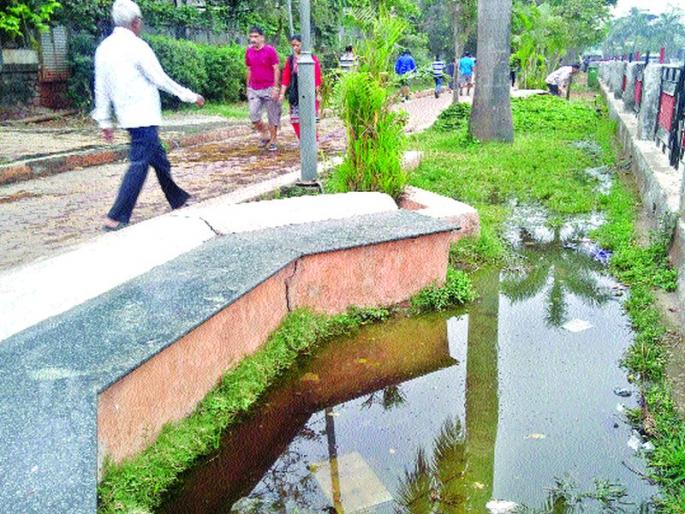 Historical era of waste washed in the area! | ऐतिहासिक काळातलाव परिसरात सांडपाण्याची दुर्गंधी!