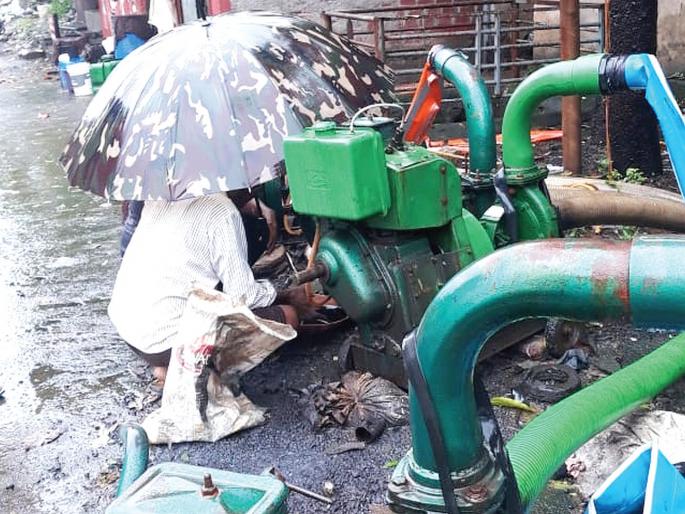 Holding pump in Kalamboli closed due to no diesel | डिझेल नसल्याने कळंबोलीतील होल्डिंग पंप बंद Holding pump in Kalamboli closed due to no diesel | डिझेल नसल्याने कळंबोलीतील होल्डिंग पंप बंद