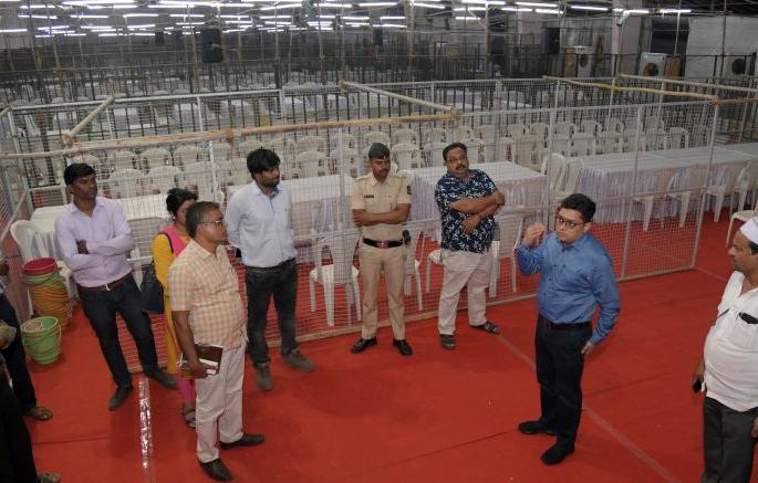 Prepare for counting at Nagpur's Kalamana Center, ready for administration | नागपूरच्या कळमना केंद्रात मतमोजणीची तयारी पूर्ण ,प्रशासन सज्ज