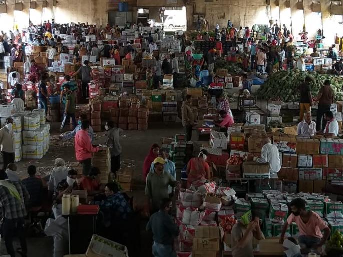 Kalmana Market becomes 'Hotspot' | कळमना मार्केट बनतेय ‘हॉटस्पॉट’