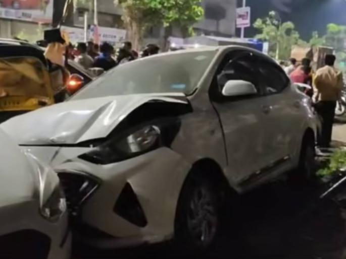 3 killed, 3 seriously injured in collision with drunk car driver in Ulhasnagar | उल्हासनगरात भीषण अपघात! मद्यधुंद कार चालकाच्या धडकेत ३ जणांचा मृत्यू तर ३ जण जखमी 3 killed, 3 seriously injured in collision with drunk car driver in Ulhasnagar | उल्हासनगरात भीषण अपघात! मद्यधुंद कार चालकाच्या धडकेत ३ जणांचा मृत्यू तर ३ जण जखमी