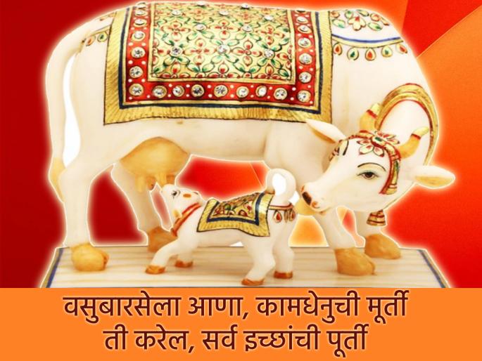 Diwali 2025: You will be speechless after reading the benefits of keeping the idol of Vasubarsela Kamdhenu in 'this' direction of the house! | Diwali 2025: वसुबारसेला कामधेनुची मूर्ती घराच्या 'या' दिशेला ठेवल्याने होणारे फायदे वाचून अवाक व्हाल! Diwali 2025: You will be speechless after reading the benefits of keeping the idol of Vasubarsela Kamdhenu in 'this' direction of the house! | Diwali 2025: वसुबारसेला कामधेनुची मूर्ती घराच्या 'या' दिशेला ठेवल्याने होणारे फायदे वाचून अवाक व्हाल!