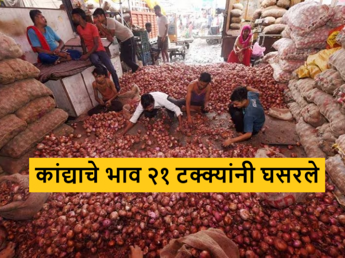 Latest News Kanda Market Update Onion prices fell by 21 percent in last week, read in detail | Kanda Market Update : मागील आठवडाभरात कांद्याचे भाव 21 टक्क्यांनी घसरले, वाचा सविस्तर Latest News Kanda Market Update Onion prices fell by 21 percent in last week, read in detail | Kanda Market Update : मागील आठवडाभरात कांद्याचे भाव 21 टक्क्यांनी घसरले, वाचा सविस्तर