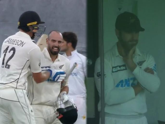 Daryl Mitchell maiden Test hundred, New Zealand 659/6d, Kane Williamson delayed the declaration for 3 overs  | NZ vs PAK : सहकाऱ्याच्या पहिल्या कसोटी शतकासाठी केन विलियम्सन थांबला अन् पाकिस्तानविरुद्ध ६५९ धावांवर डाव घोषित केला