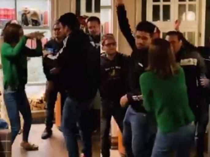 Kangana Ranaut shares video of Rangoli, Aksht dance infront of Tejas Director Sarvesh Mewara | VIDEO: 'तेजस'च्या दिग्दर्शकासमोर रंगोली लागवले ठुमके, कंगना म्हणाली - ही तर हद्दच झाली.... Kangana Ranaut shares video of Rangoli, Aksht dance infront of Tejas Director Sarvesh Mewara | VIDEO: 'तेजस'च्या दिग्दर्शकासमोर रंगोली लागवले ठुमके, कंगना म्हणाली - ही तर हद्दच झाली....