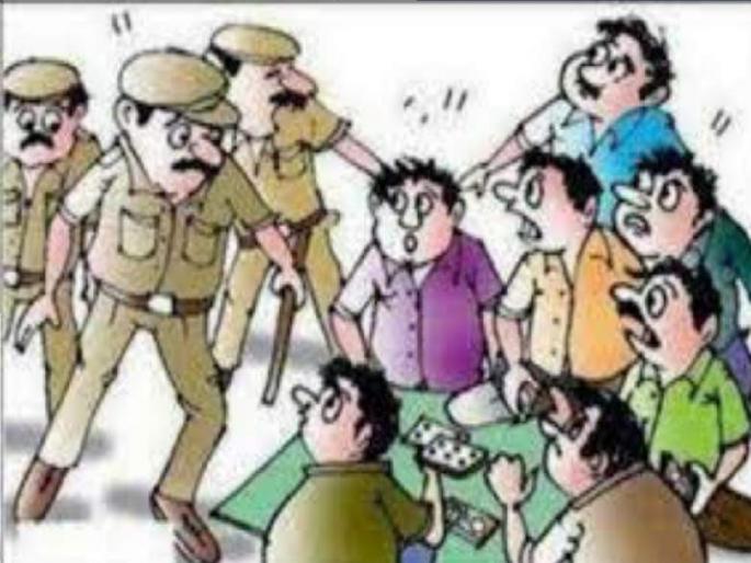 Gambling den raided in Kankavali, 20 arrested, Rs 15 lakh cash seized | कणकवलीत जुगार अड्ड्यावर छापा, २० जण ताब्यात; सव्वा लाखांची रोकड जप्त Gambling den raided in Kankavali, 20 arrested, Rs 15 lakh cash seized | कणकवलीत जुगार अड्ड्यावर छापा, २० जण ताब्यात; सव्वा लाखांची रोकड जप्त