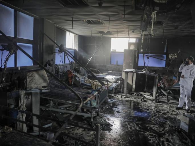 BJP blames fire brigade for Virar Vijay Vallabh Hospital accident | विरार विजय वल्लभ हॉस्पिटल दुर्घटनेस अग्निशमनदलाचे प्रमुख जबाबदार, भाजपाचा आरोप