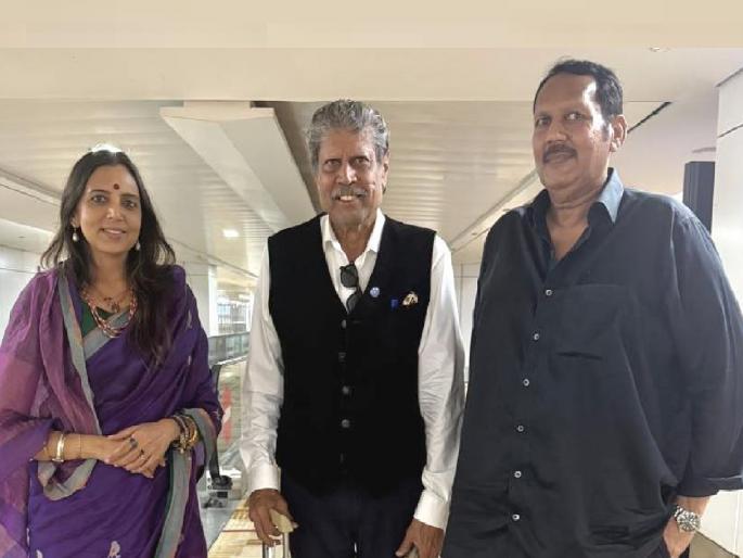 MPs Udayanraje Bhosale and Damayantiraje Bhosale met former Indian cricket team captain Kapil Dev during their flight | सातारा शहरासह क्रिकेटसाठी निश्चित योगदान देऊ, कपिलदेव यांनी दिले आश्वासन  MPs Udayanraje Bhosale and Damayantiraje Bhosale met former Indian cricket team captain Kapil Dev during their flight | सातारा शहरासह क्रिकेटसाठी निश्चित योगदान देऊ, कपिलदेव यांनी दिले आश्वासन