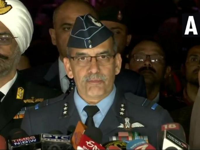 Indian Air Strike on Pakistan we completely destroyed the bases we targeted says air force | Indian Air Strike on Pakistan: जिथं निशाणा साधला, ते भाग उद्ध्वस्त केले- हवाई दल Indian Air Strike on Pakistan we completely destroyed the bases we targeted says air force | Indian Air Strike on Pakistan: जिथं निशाणा साधला, ते भाग उद्ध्वस्त केले- हवाई दल