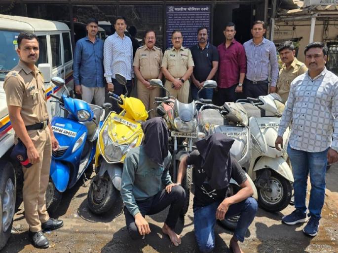 three accused who stole a bike arrested 6 Crimes to be solved in nalasopara | दुचाकी चोरणाऱ्या तीन आरोपींना अटक; ६ गुन्ह्यांची उकल three accused who stole a bike arrested 6 Crimes to be solved in nalasopara | दुचाकी चोरणाऱ्या तीन आरोपींना अटक; ६ गुन्ह्यांची उकल