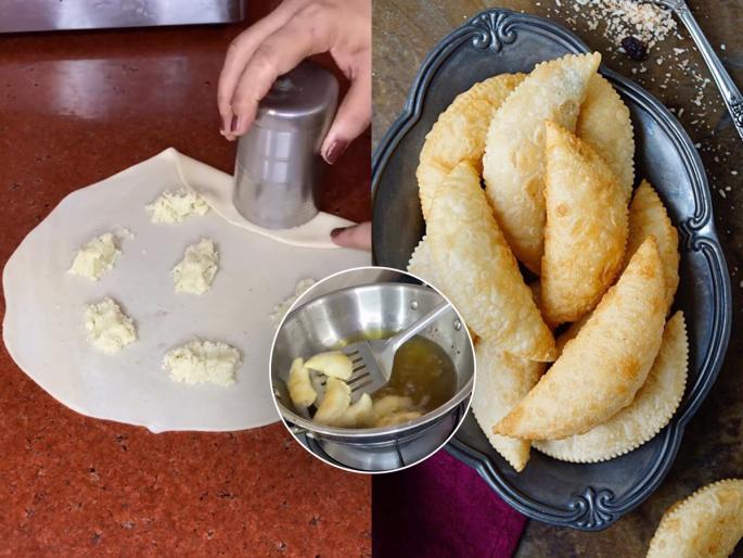 how to make karanji fast, simple and easy trick to make karanji or gujiya quickly  | फक्त १० मिनिटांत होतील ५० करंज्या, बघा झटपट करंजी करण्याचं भन्नाट जुगाड