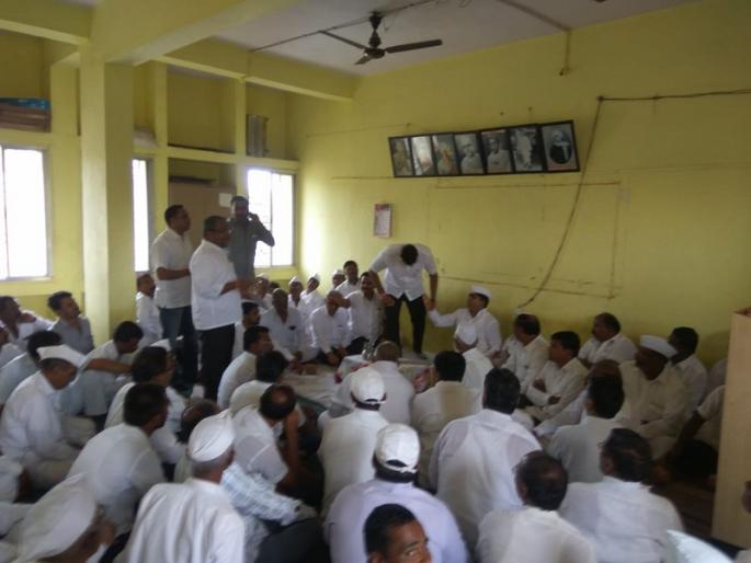 Chardley supporters : Meeting of City Taluka Purchase Team | कर्डिले समर्थक आणि महाआघाडीत खडाजंगी ! : नगर तालुका खरेदी विक्री संघाची सभा 