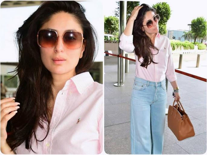 Actress kareena kapoor khan flared jeans a centre of attraction takecues from her to style yourself | आता तैमूरमुळे नाही तर, जीन्समुळे करिना कपूर खान चर्चेत Actress kareena kapoor khan flared jeans a centre of attraction takecues from her to style yourself | आता तैमूरमुळे नाही तर, जीन्समुळे करिना कपूर खान चर्चेत