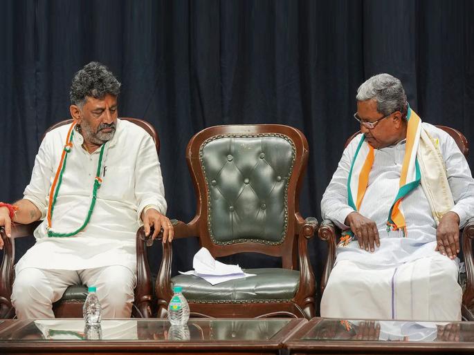 Karnataka power struggl Mandate is not for a moment but for five years CM-DCM exchange verbal barbs | कर्नाटक सत्तासंघर्ष : "जनादेश एका क्षणाचा नाही तर पाच वर्षांचा..."; CM-DCM यांचं वाक्युद्ध 