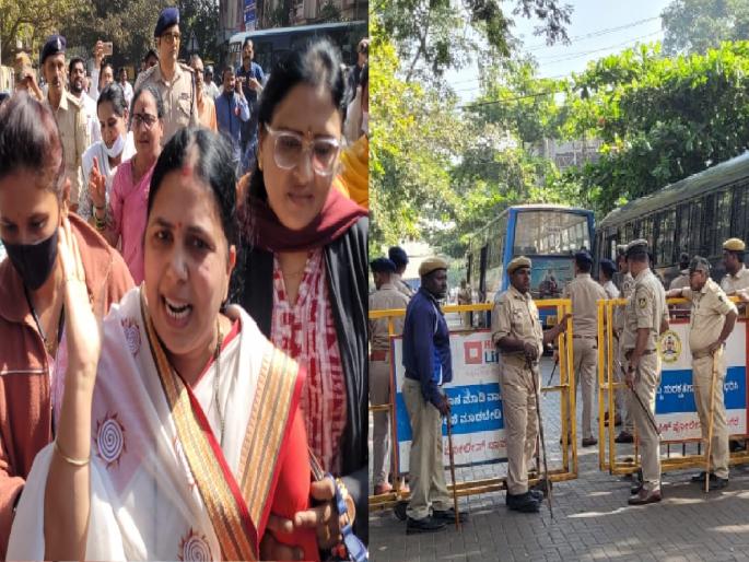 Police deny permission for Marathi speaking gathering on first day of Karnataka government winter session | महामेळावा दडपण्याचा कर्नाटक प्रशासनाचा प्रयत्न, बेळगावात मराठी भाषिकांची 'धरपकड' Police deny permission for Marathi speaking gathering on first day of Karnataka government winter session | महामेळावा दडपण्याचा कर्नाटक प्रशासनाचा प्रयत्न, बेळगावात मराठी भाषिकांची 'धरपकड'