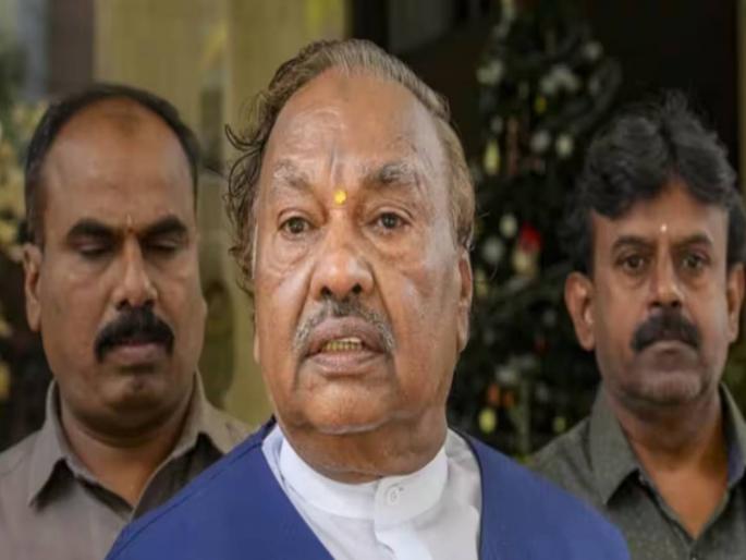 Lok sabha election 2024 Former Deputy Chief Minister K. Eshwarappa is contesting elections | ईश्वराप्पा यांच्या बंडाने शिवमोग्गात लढत रंगतदार; पक्षातून सहा वर्षासाठी हकालपट्टी Lok sabha election 2024 Former Deputy Chief Minister K. Eshwarappa is contesting elections | ईश्वराप्पा यांच्या बंडाने शिवमोग्गात लढत रंगतदार; पक्षातून सहा वर्षासाठी हकालपट्टी