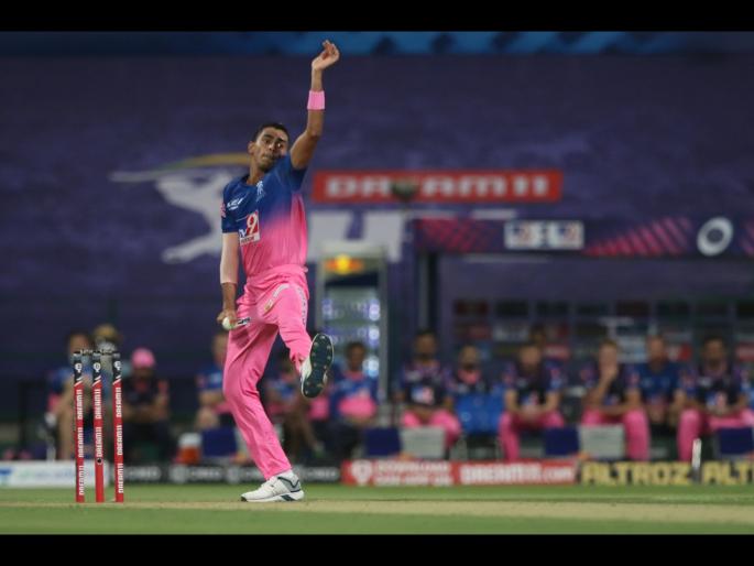 MI vs RR Latest News : Kartik Tyagi has a run up like Brett Lee and delivers like Ishant Sharma, say Ben Stokes | MI vs RR Latest News : ब्रेट लीसारखं धावणं अन् इशांत शर्मासारखी शैली; कार्तिक त्यागीचे स्टार खेळाडूकडून कौतुक, Video