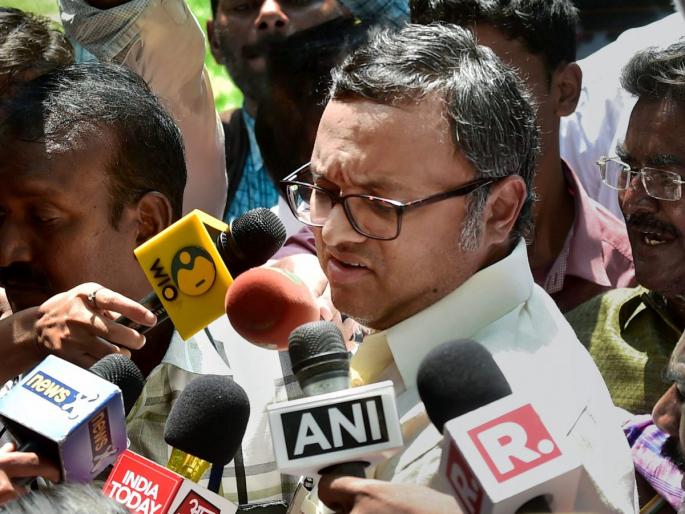 Payment by 9 companies by Karti, p. Problems that Chidambaram can grow | कार्तींनी घेतले ९ कंपन्यांकडून पेमेंट, पी. चिदंबरम यांच्या वाढू शकतात अडचणी Payment by 9 companies by Karti, p. Problems that Chidambaram can grow | कार्तींनी घेतले ९ कंपन्यांकडून पेमेंट, पी. चिदंबरम यांच्या वाढू शकतात अडचणी
