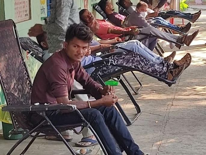 Blood donation by Divyag | दिव्यागांनी केले रक्तदान Blood donation by Divyag | दिव्यागांनी केले रक्तदान
