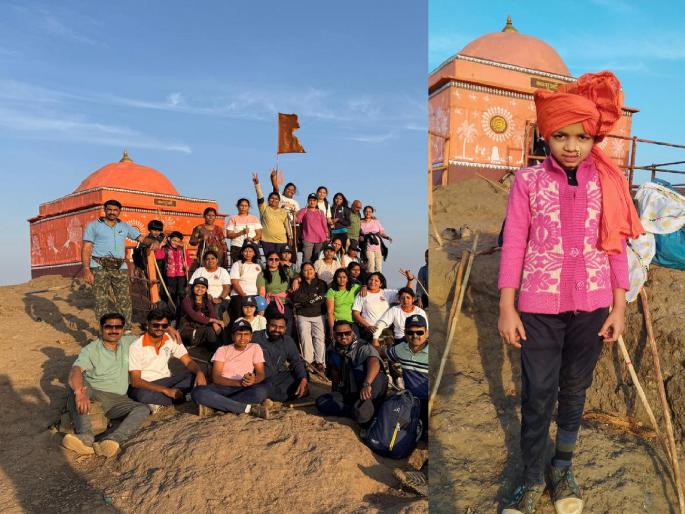 Seven year old Dhanashree Bandgar summits Kalsubai Peak in two and a half hours 40 mountaineers from Sangli included | सात वर्षांच्या धनश्रीने अडीच तासांत सर केले कळसूबाई शिखर; सांगलीतील ४० गिर्यारोहकांचा समावेश Seven year old Dhanashree Bandgar summits Kalsubai Peak in two and a half hours 40 mountaineers from Sangli included | सात वर्षांच्या धनश्रीने अडीच तासांत सर केले कळसूबाई शिखर; सांगलीतील ४० गिर्यारोहकांचा समावेश